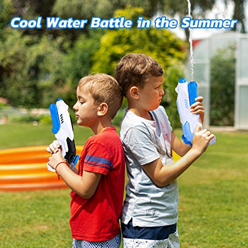 Water Gun for Kids Squirt Gun for Boys 3 Pack Water Soaker Blaster Squirt Gun Fast Trigger Summer Toy for Swimming Pools Party Outdoor Beach Sand Water Fighting Toys - Thumbnail 5