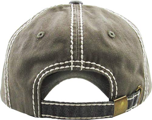 Image of KBETHOS Outdoor Hunting Fishing Lake Life Tactical Distressed Baseball Cap Dad Hats Adjustable Unisex