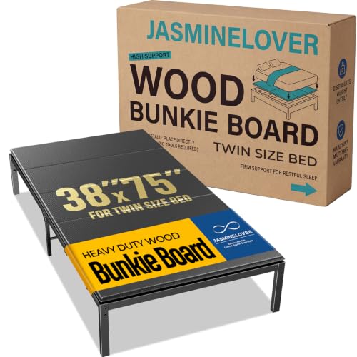 Bunkie Board Twin 38x75 Heavy-Duty Reinforced Wood Base for Under...