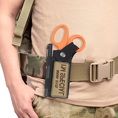 Cymwer Oxford tissu ciseaux médicaux cisailles gaine sacs suspendus outils d'extérieur câble épisseur porte-couteau outils
