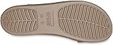 Crocs Femme Brooklyn Low Wedge Sandales, Latte/Mushroom, 38/39 EU - 3