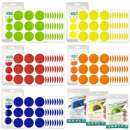 mosquito repellent stickers 300 pcs mosquito patches with 3 pack individually wrapped mosquito repellent bracelets bands for kids and adults