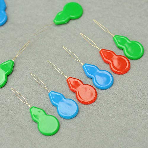 32 Pcs Colorful Gourd Shaped Needle Threaders, Plastic Wire Loop DIY Needle Threader Hand Machine Sewing Tool for Sewing Crafting, Knitting Craft, Quilting, DIY Art
