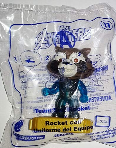 McDonald's 2019 Avengers Team Suit Rocket Happy Meal Toy