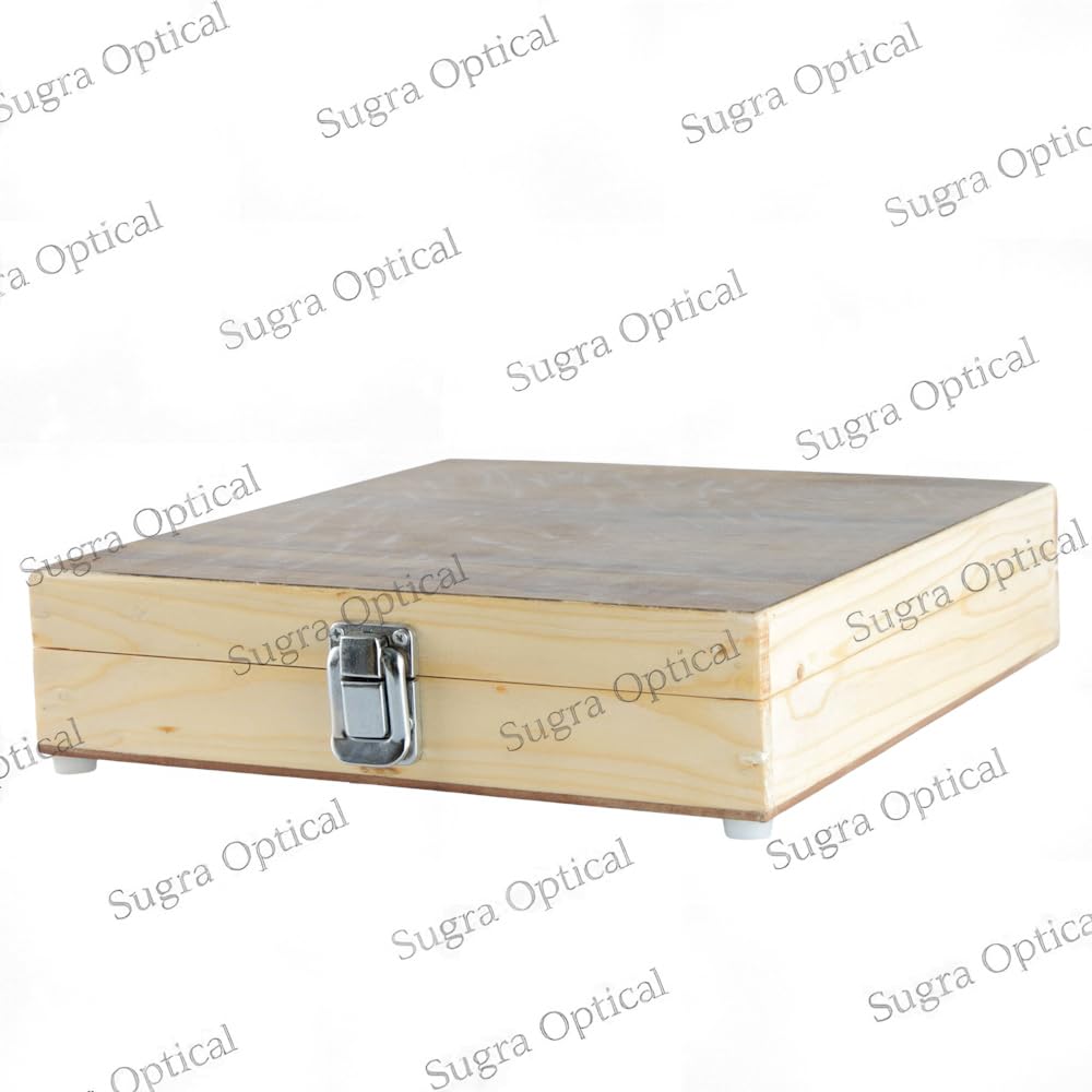 SUGRA Metal Briefcases Versatile Half Trial Lens Set Precision in Your Hands, Gold 3