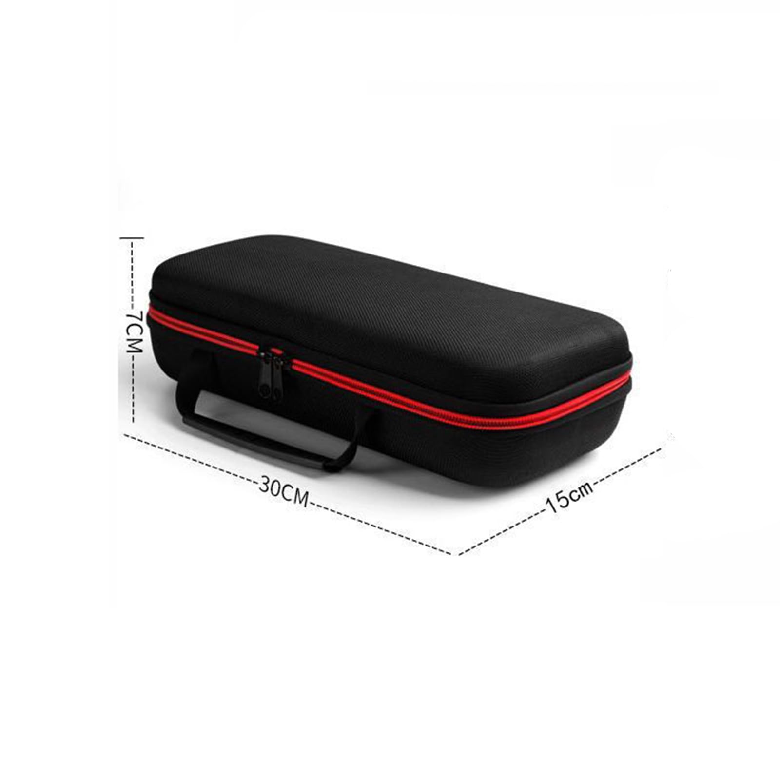 Custodia per microfono, anti-caduta, portatile, lavalier, risvolto, in EVA, rigida, da viaggio, custodia da trasporto per cuffie e microfono wireless, Nero , custodia per microfono