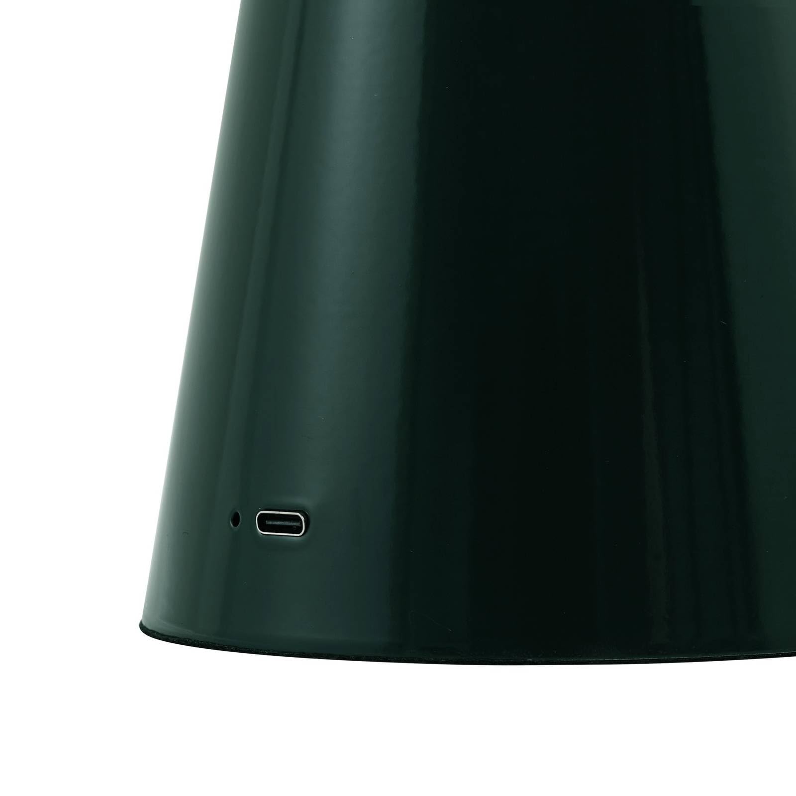 Lindby LED Tischlampe Nevijomit USB Anschluss dimmbar (Modern) in Grün aus Metall (1 flammig,) - Tischleuchte Schreibtischlampe Nachttischlampe Wohnzimmerleuchte