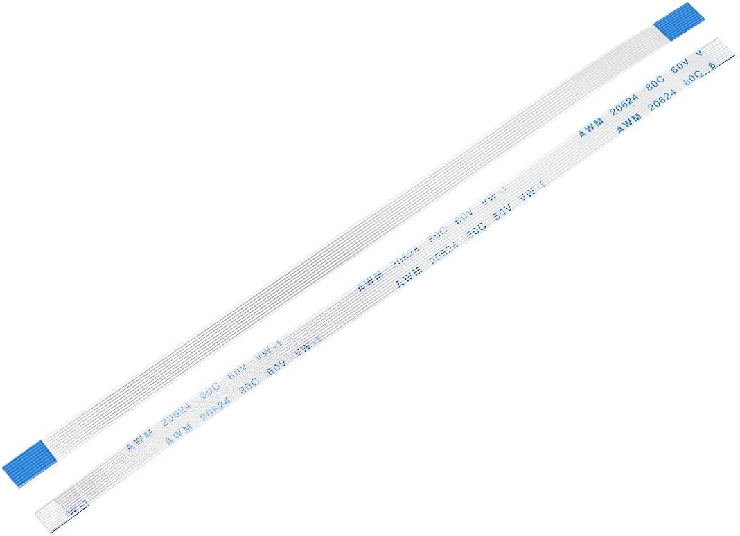 SLVC 9 Pin FFC Cable 0.5mm Pitch 100mm Length Flat Flexible FFC FPC Lvds Ribbon Cable Wire Flat Cable (Pack Of-1) (Type-A)