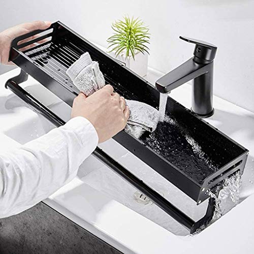 Porte-serviettes multifonction salle de bain compact et durable