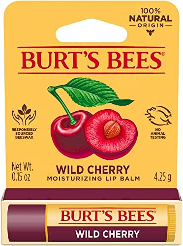 Lip Balm Wild Cherry Burt's Bees 0.15 oz Balm