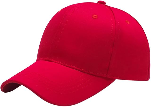 Breampot Baseball Cap Casual Unisex 6 Panel Adjustable Cotton Plain Sports Sun Hat
