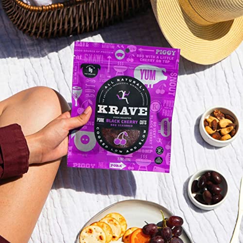 Krave Jerky Gourmet Pork Cuts, Black Cherry Barbeque, 2.7 Ounce (Pack Of 8) #TOP6