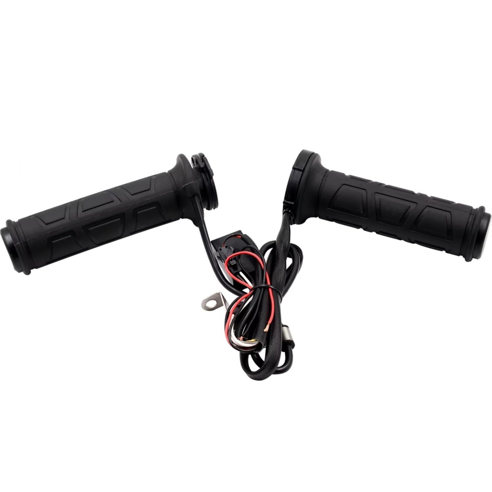 Empuñaduras Motocicleta Cubierta Agarre Antivibración 5 Etapas Fundas manillar motocicleta | Empuñaduras manillar calefactables calentador ajustable 5 etapas cubierta agarre antivibración Scooter