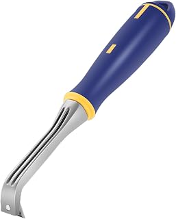 Bates Carbide Paint Scraper - 1-Inch Three-Edged Tungsten Steel Blade, Ergonomic Handle for Durable Scraping & Cleaning