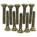 Brainerd 64684 Wall Plate / Switch Plate / Cover Screw Pack, Antique Brass
