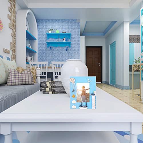 Lioobo Home Decor Home Decor Home Decor Wooden Nautical Photo Nautical Photo Holder Picture Frame Sculptural Photo Frame Frame: Beach Coastal Vintage Decor Vintage Decor Vintage Decor #TOP6