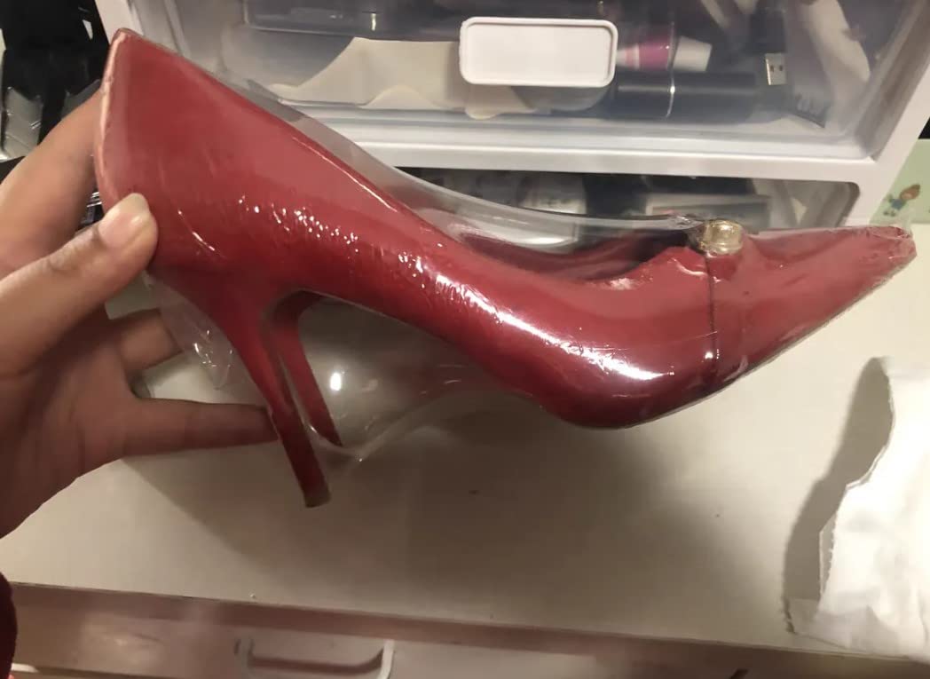 Othmro Sacs thermorétractables en PVC, sacs d'emballage thermorétractables, 40 x 50 cm, sacs d'emballage d'emballage industriel, sacs de scellage, bleu clair, 100 pièces