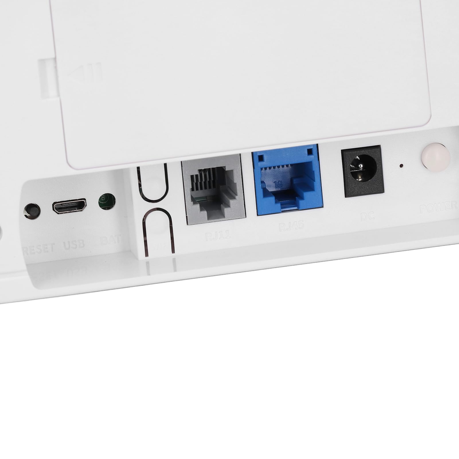 Modem-Routeur 4G LTE débloqué avec Emplacement pour Carte SIM, WiFi 300 Mbps, Couverture 200 M, Routeur Wi-FI sans Fil avec 2 Antennes à Gain élevé 5 DBi, 20 Utilisateurs (Prise
