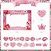 Galentines Day Decorations Photo Booth Props 16pcs Happy Galentines Day Decorations Photo Props for Party Pink Ladies Celebrating Ladies Party Supplies