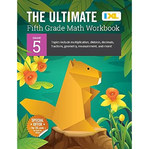 IXL | The Ultimate Grade 5 Math Workbook Cover