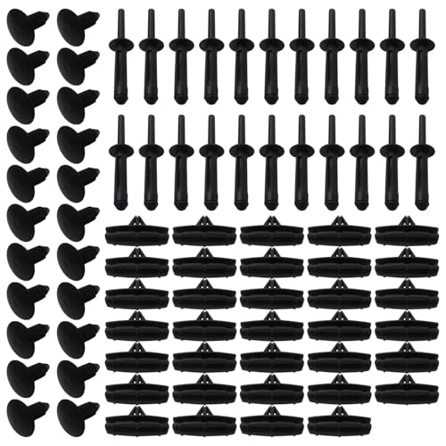 Upgraded 78pc Full Fender Flare Clip Hardware Kit Fit for Jeep Wrangler Willys Wheeler Sport Utility 4-Door 2015 by Vicue