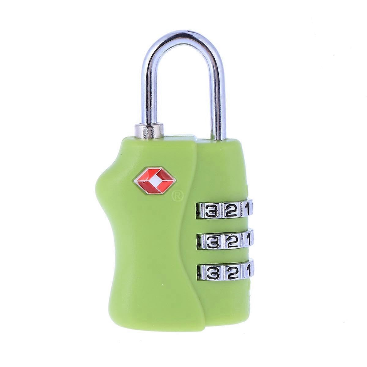 Portable TSA Approved Security Luggage Lock 3-Digit Combination Password Lock Padlock (Green)