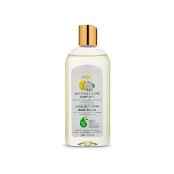MAKARI Baby Care Set: Bebe Cleansing Milk (1000ml), Softness Care Baby Oil & Hair and Body Foaming Gel, Gentle, Nourishing, Hypoallergenic Skincare for Delicate, Sensitive Skin