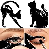 TailaiMei Eyeliner Stencils, Soft Silicone Material Smoky Eyeshadow Applicators Guide Template Tool