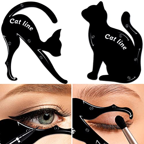 Plantillas para delineador de ojos TailaiMei de silicona suave miniatura 1