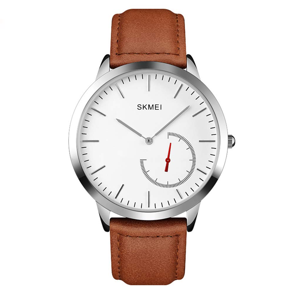 MASTOP Orologi da donna da donna da donna con cinturino in pelle rossa con quadrante a diamante analogico al quarzo orologio da polso impermeabile regalo classico casual retrò cinturino