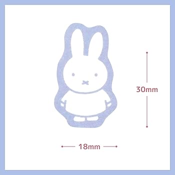 Amazon | ミッフィー フレークシール ピンク＆ブルー MF854A