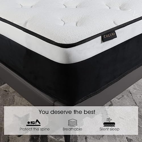 King Mattress,8 Inch Euro Top King Size Mattress in a Box,Memory Foam Hybrid Mattress with Individually Pocket Springs,Medium Firm,Strong Edge Support,CertiPUR-US (8 Inch, King)