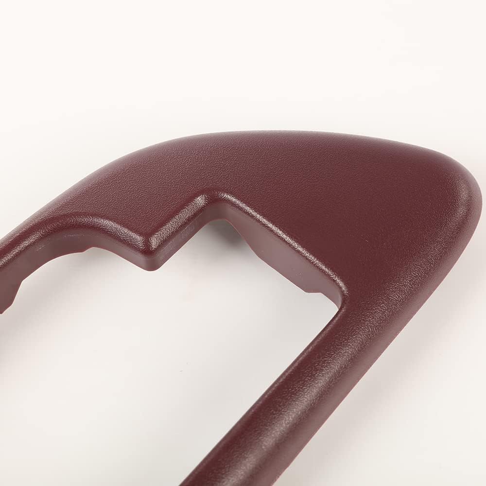 ALLGOOD Red Interior Door Handle Bezel Trim Compatible with Chevy C1500 Suburban Tahoe 1995-1999/Fit GMC K1500 K2500 K3500 1995-2000/Fit 1995-1999 GMC Yukon