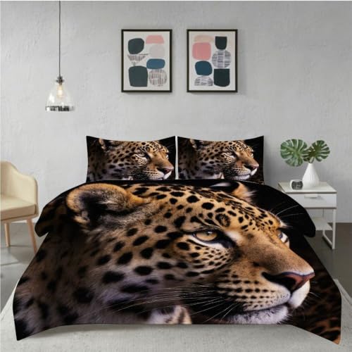 Dormir plus confortablement avec la parure de lit 240x260 léopard jaune