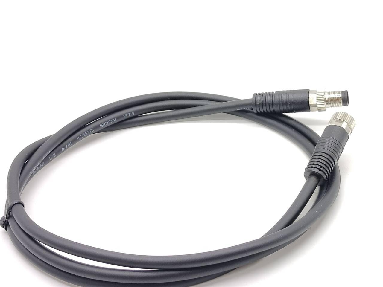 Amazon.com: M8 3 Pin Cable Connector Female to Male Plug Straight