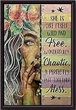 YAASIMOULE Hippie-Poster „Sie ist das Leben selbst – 