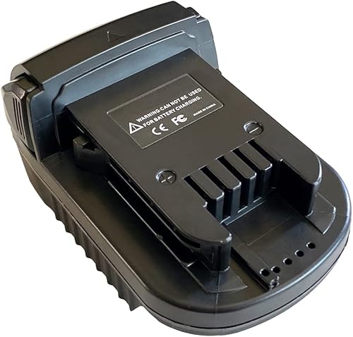 QINIZX Adaptador de batería para batería de litio Makita de 18 V a herramienta inalámbrica de iones de litio Milwaukee 18V M18, convierte la batería