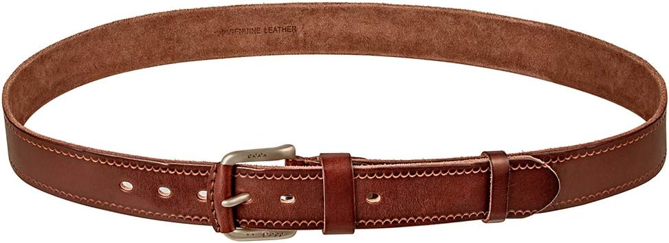 peacechaos Vintage Genuine Men's Casual Leather Belt Causal Dress Belt Golf belt - Men's Belt Adjustable Trim to Exact Fit - Image 6
