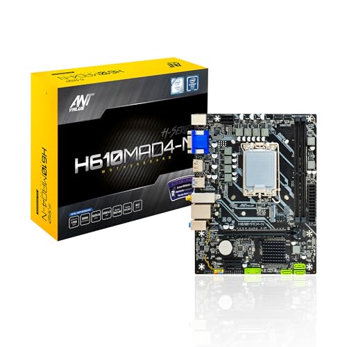Image of Ant Value H610MAD4-N mATX Gaming Motherboard LGA-1200 Support Intel 10th and 11th Core i3 /i5 /i7 /i9, Pentium Celeron Processor DDR4, USB 3.0 Ports, HDMI Port