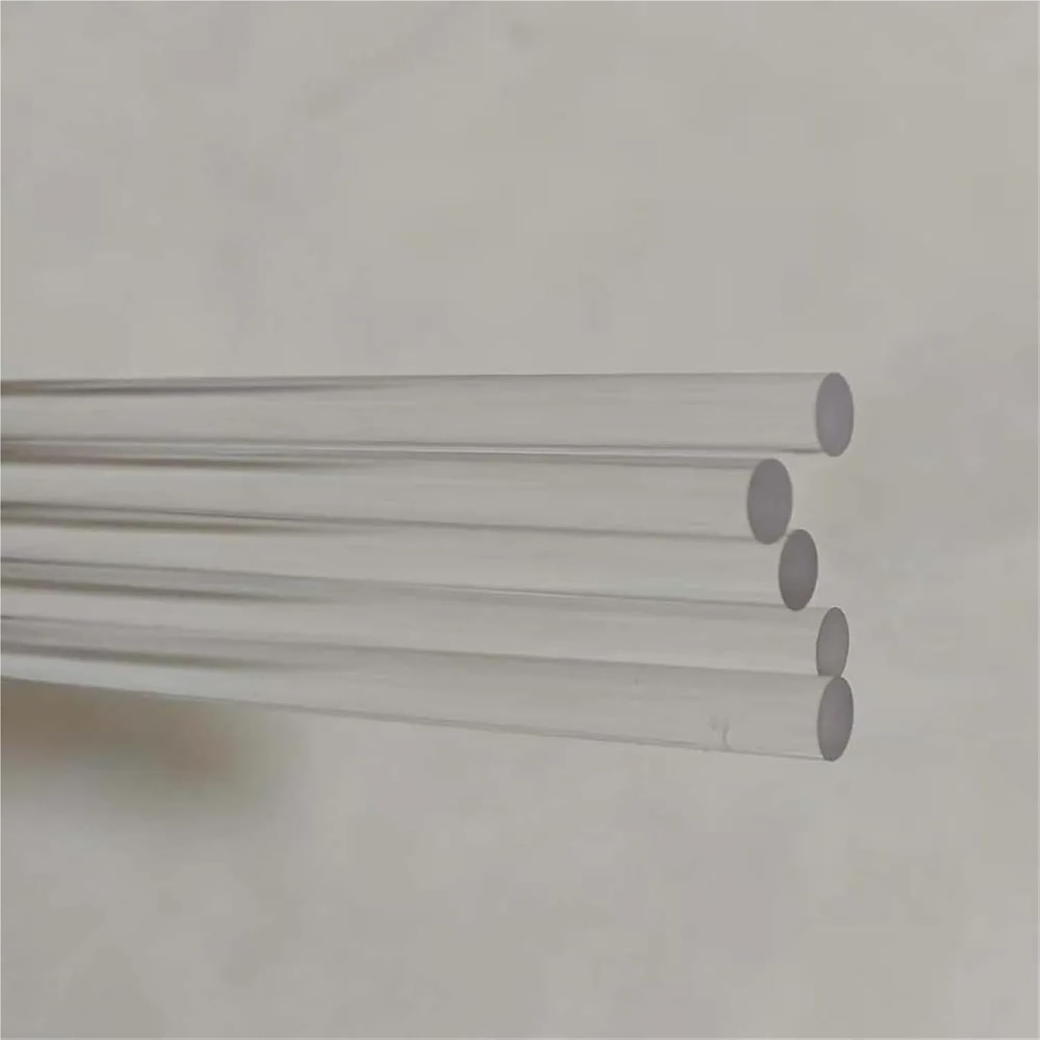 8mm*200mm High Purity Silica Quartz Rod for Smelting,Casting,Scientific Research,5 Pcs/Lot