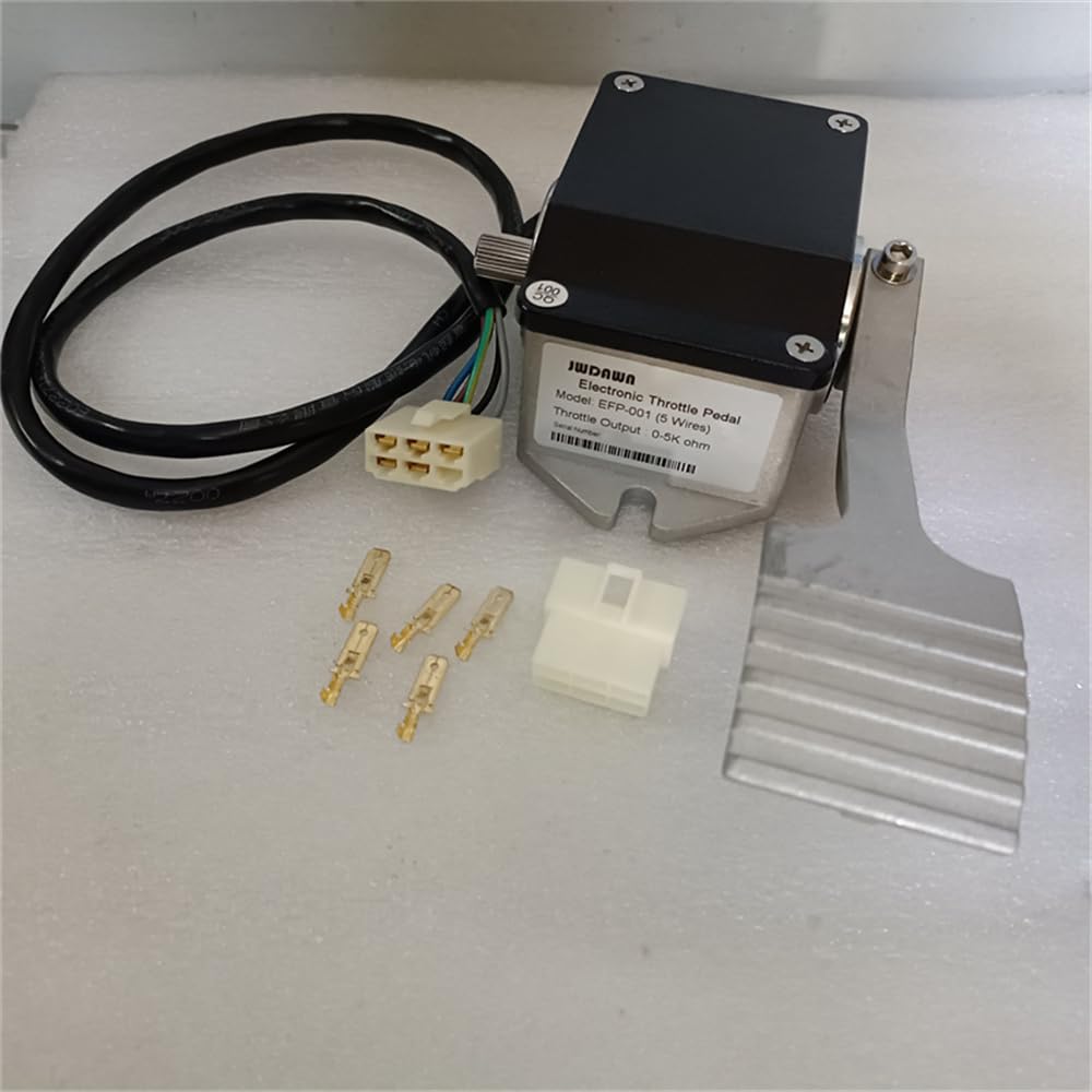 EFP-001 0-5K Elektrofahrzeug-Gashebelsteuerung, Gabelstapler, Sprint-Booster, Golfwagen, Gaspedal, Materialtransport-LKW-Zubehör (EFP-001 4 Drähte) (EFP-001 5 Drähte)