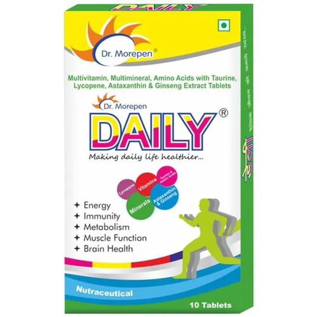 Dr. Morepen Daily Multivitamin Tablet (1 Strip of 10 Tablets) (Pack of 2)