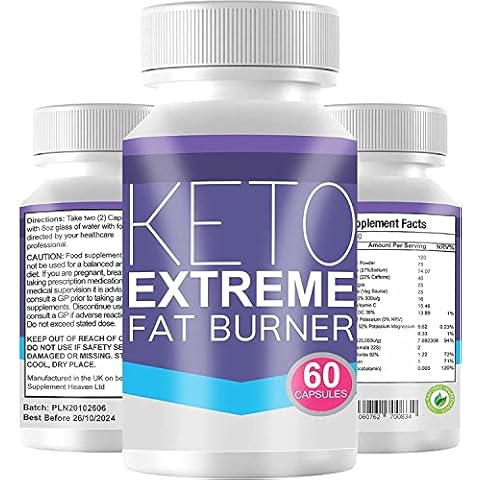 Keto Extreme Fat Burner - Best Weight Loss Support for Men & Women - 1 Month Supply - Supplement Heaven Cover