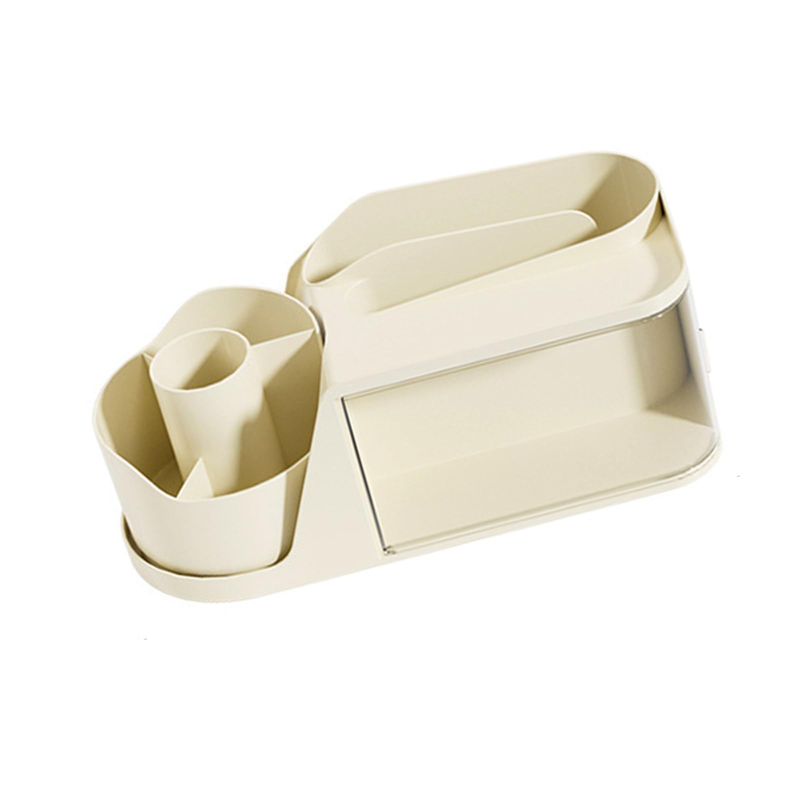 HZBB Pen Holder, Desktop Cosmetic Stationery Storage Box, Desk Organiser Tidy Makeup Brush Rotatable Tidy Makeup