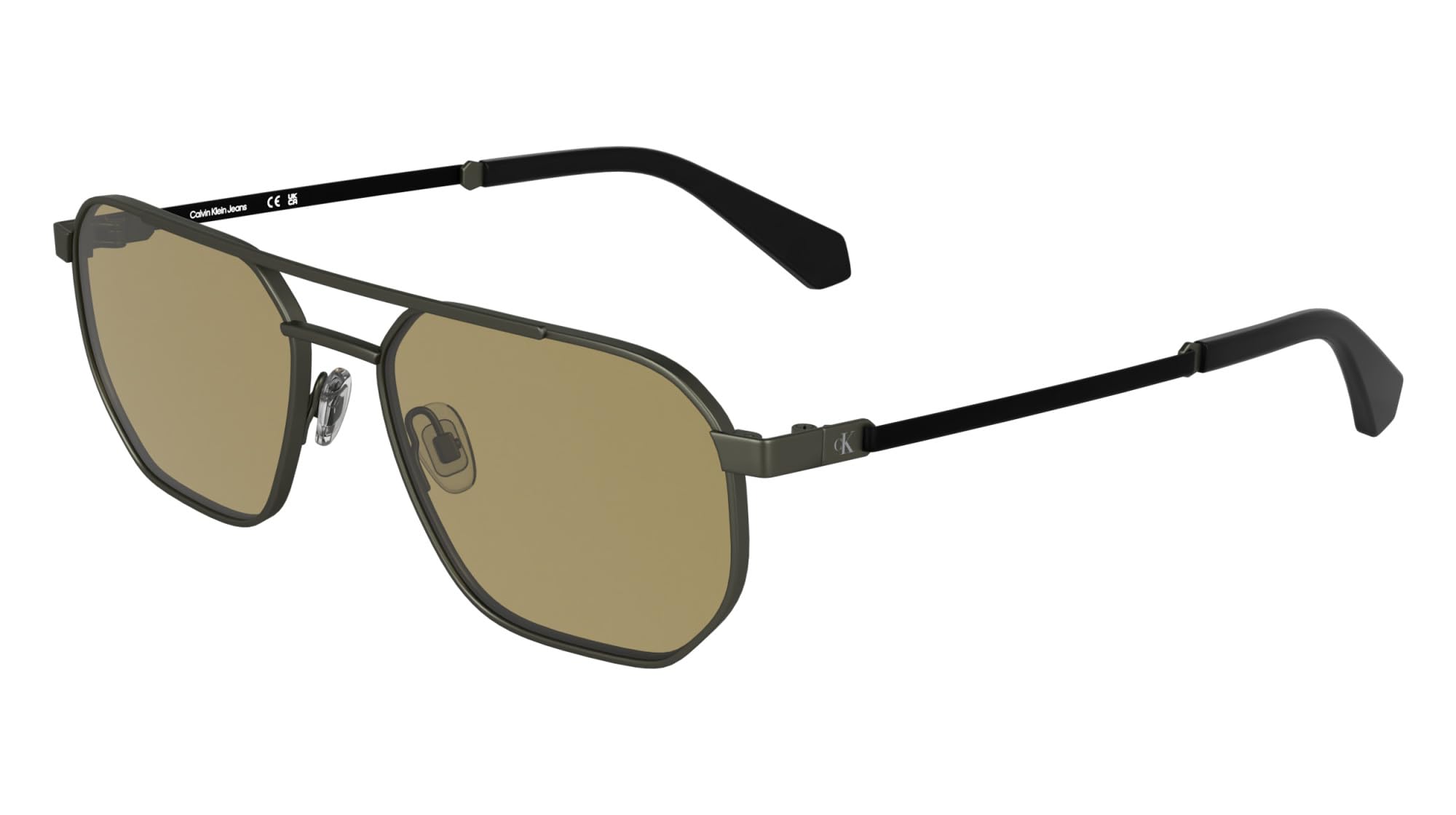 CALVIN KLEIN JEANS Brille Größe 56 mm Matte Dark Gunmetal Eye Size: 56 Bridge: 17