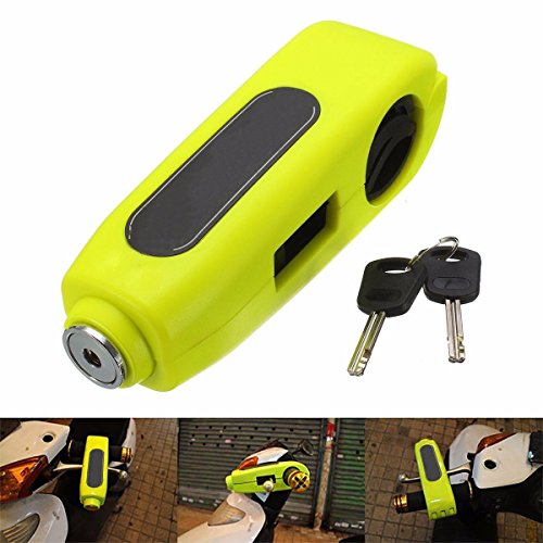 Cisixin Motorrad Sicherheitsschloss Lenkergriff Bremshebel Schloss für Motorrad Fahrrad