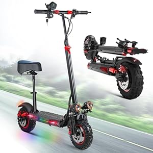 11″ Off Road Electric Scooters Adult with Seat – 1200W