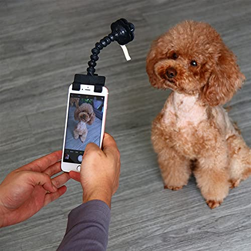 Palo selfie para mascotas SCRUBY blanco compatible con smartphones y tabletas 2