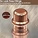 Copper Press Fittings 1/2