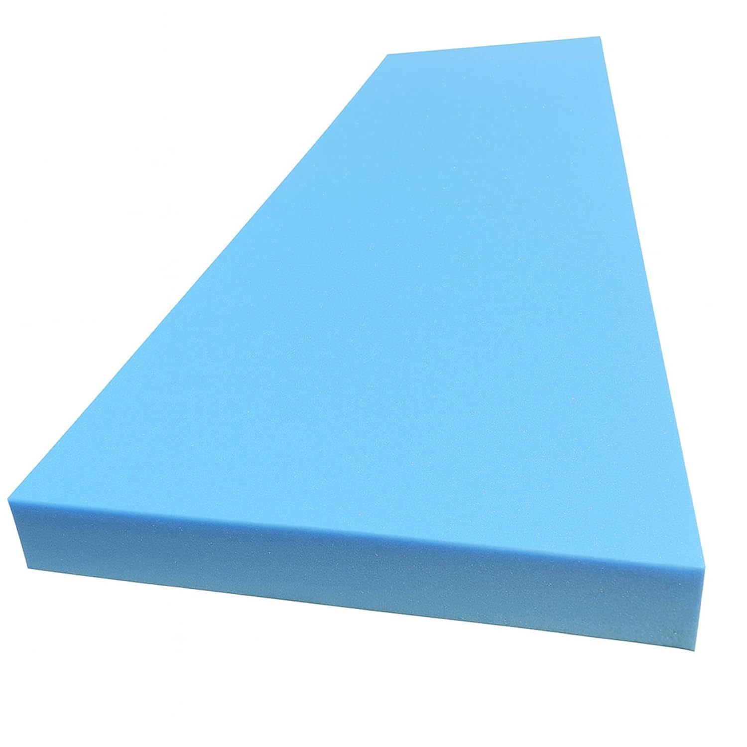 Brillars Upholstery Blue Foam High Density Standard Foam Sofa Dining Cushions Seat Pads for Seating Perfect for Office Chairs & Stools Back Pad Support (1, 80"x20"x4"(200x50x10cm))
